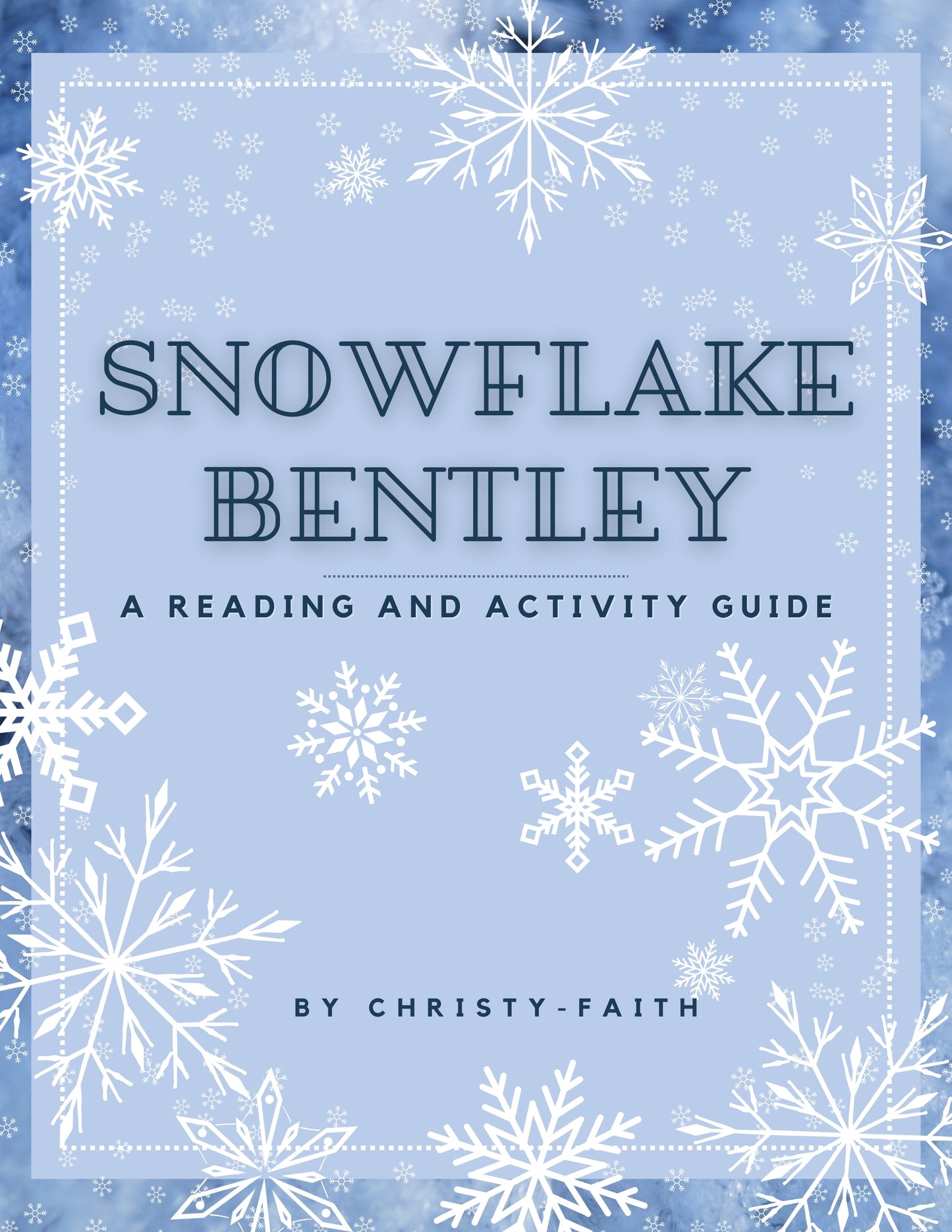 "Snowflake Bentley" Reading and Activity Guide (Instant Download)