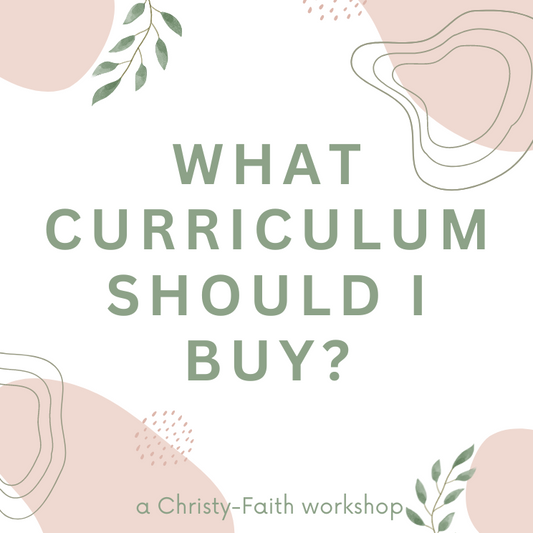 What Curriculum Should I Buy Workshop